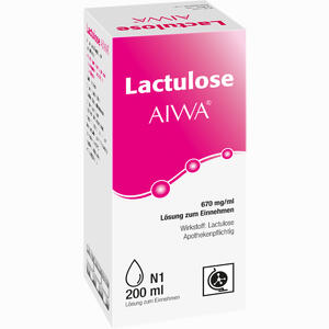 Lactulose Aiwa 670mg/ml Lösung Zum Einnehmen  200 ml - ab 3,37 €