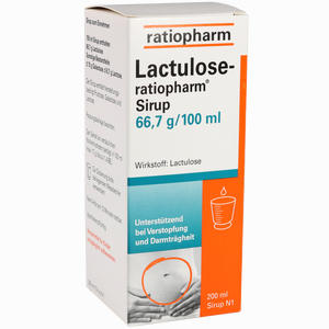 Lactulose Ratiopharm Sirup  200 ml - ab 2,02 €