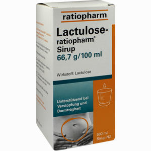 Lactulose Ratiopharm Sirup  500 ml - ab 5,53 €