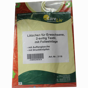 Lätzchen für Erwachsene 2- Seitig, Textil mit Folieneinlage 1 Stück - ab 11,34 €