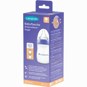 Lansinoh Babyflasche&naturalwave Sauger S 160ml 1 Stück