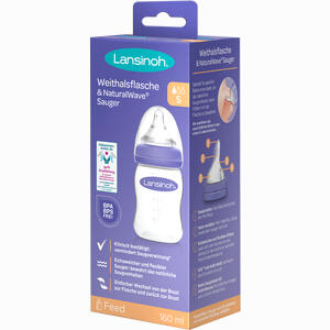 Lansinoh Weithalsflasche 160ml Sauger S 1 Stück - ab 23,23 €
