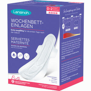 Lansinoh Wochenbett- Einlagen 0- 2 Wochen 10 St.  10 Stück - ab 2,43 &euro;