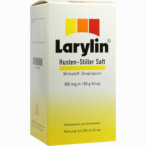 Larylin Husten- Stiller Saft Sirup 200 ml - ab 7,86 €
