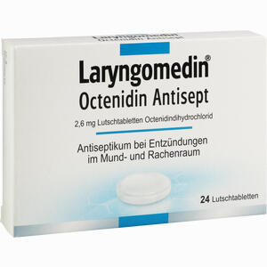 Laryngomedin Octenidin Antisept 2.6 Mg Lutschtabletten  24 Stück Laryngomedin Octenidin Antisept 2.6 Mg Lutschtabletten  24 Stück