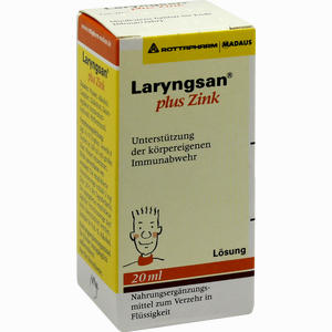 Abbildung von Laryngsan Plus Zink Lösung 20 ml