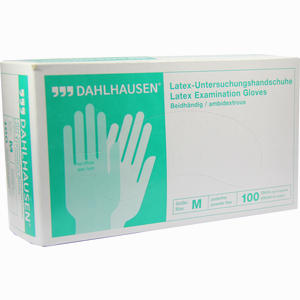Latex- Handschuhe Ungepudert Gr.m  100 Stück - ab 0,00 €