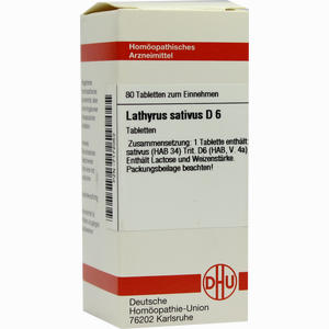 Lathyrus Sativ D6 Tabletten 80 Stück - ab 8,88 €