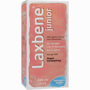 Laxbene Junior 500 Mg/Ml Lösung Zum Einnehmen 200 ml - ab 11,90 €
