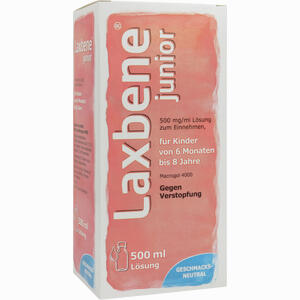 Laxbene Junior 500 Mg/Ml Lösung Zum Einnehmen für Kinder 6 Monate - 8 Jahre 500 ml - ab 29,78 €