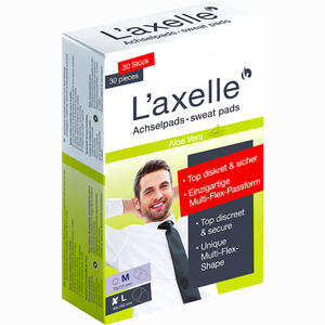 Laxelle Achselpads Gr. L mit Aloe Vera 30 Stück Laxelle Achselpads Gr. L mit Aloe Vera 30 Stück