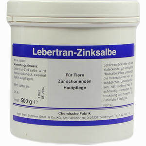 Lebertran Zinksalbe  500 g - ab 11,82 €