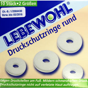 Lebewohl Druckschutzringe Rund 10 Stück - ab 2,17 €