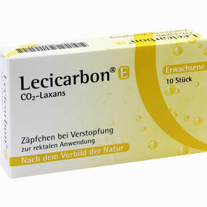Lecicarbon E Co2- Laxans Zäpfchen 10 Stück - ab 5,95 €