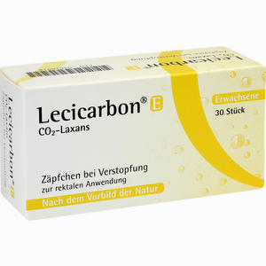 Lecicarbon E Co2- Laxans Zäpfchen 30 Stück - ab 14,65 €