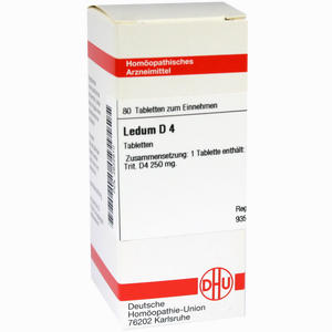 Ledum D4 Tabletten 80 Stück - ab 8,40 €