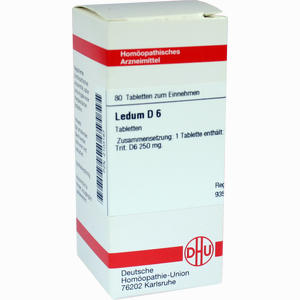 Ledum D6 Tabletten 80 Stück - ab 8,15 €