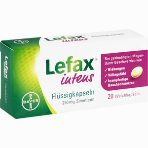 Lefax Intens Flüssigkapseln 250mg Simeticon  20 Stück - ab 5,88 €