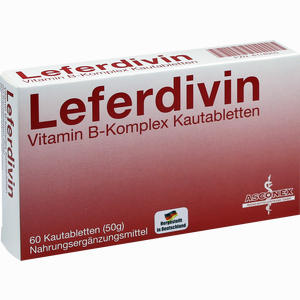 Leferdivin Vitamin B- Komplex Kautabletten  60 Stück
