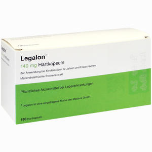 Legalon 140 kohlpharma GmbH 180 Stück - ab 58,04 &euro;