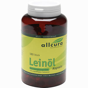 Leinöl Kapseln  180 Stück - ab 12,43 €