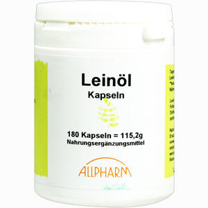 Leinöl Kapseln  Allpharm 180 Stück - ab 10,00 €