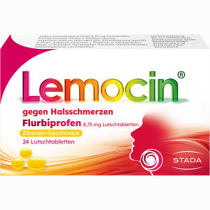 Lemocin gegen Halsschm Flurbiprofen 8. 75mg Lutsch 24 Stück - ab 6,55 &euro;
