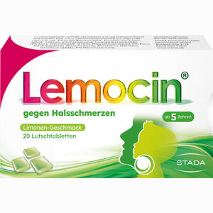 Lemocin gegen Halsschmerzen Lutschtabletten 20 Stück