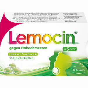 Lemocin gegen Halsschmerzen Lutschtabletten 50 Stück - ab 10,06 €