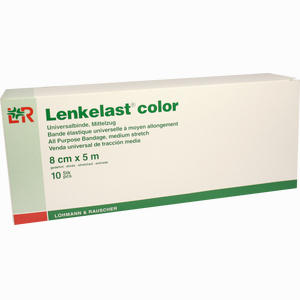 Lenkelast Color Blau 8cmx5m Lose Binde 10 Stück - ab 42,94 €