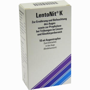 Lento Nit K Augentropfen  10 ml Lento Nit K Augentropfen  10 ml