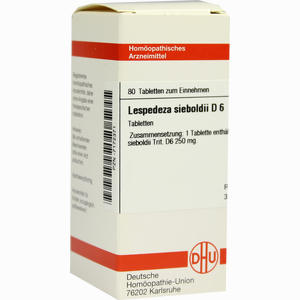 Lespedeza Sieboldii D6 Tabletten 80 Stück - ab 9,05 €