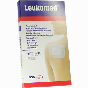 Leukomed Sterile Pflaster 8x15 Cm  5 Stück - ab 6,49 &euro;