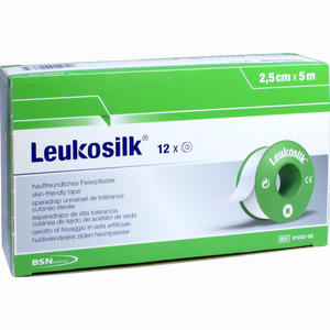 Leukosilk 5mx2. 5cm 12 Stück - ab 47,24 &euro;
