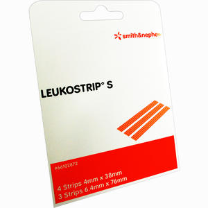 Leukostrip S - 4 Strips 4x38mm/3 Strips 6,4x76mm Pflaster 2 Packung - ab 5,55 €