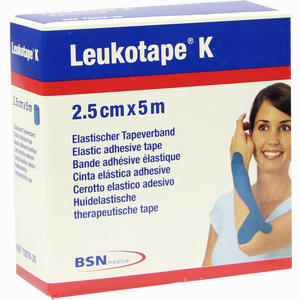 Leukotape K 2. 5cm Blau 1 Stück - ab 13,74 €