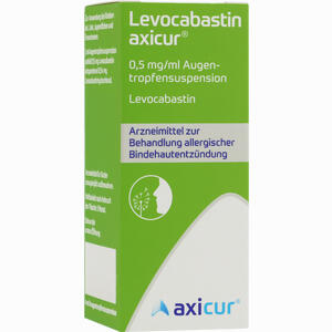 Levocabastin Axicur 0. 5 Mg/Ml Augentropfensusp.  4 ml - ab 5,48 &euro;