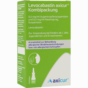 Levocabastin Axicur Kombi 4ml At + 5ml Nasenspr.  1 Packung - ab 9,84 &euro;