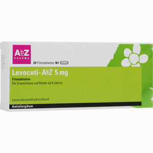 Levoceti- Abz 5 Mg Filmtabletten  20 Stück - ab 1,81 &euro;