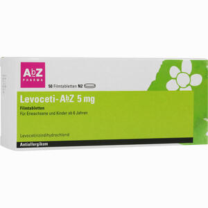 Levoceti- Abz 5 Mg Filmtabletten  50 Stück - ab 4,15 &euro;