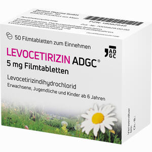 Levocetirizin Adgc 5 Mg Filmtabletten 50 Stück - ab 6,30 €