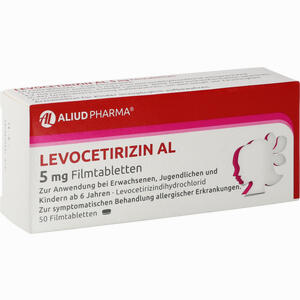 Levocetirizin Al 5 Mg Filmtabletten  50 Stück - ab 7,61 €