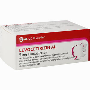 Levocetirizin Al 5 Mg Filmtabletten  100 Stück - ab 14,94 €