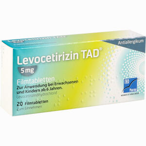 Levocetirizin Tad 5mg Filmtabletten  20 Stück - ab 3,89 €