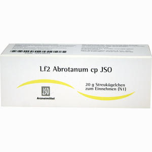 Lf2 Abrotanum Cp Jso Globuli 20 g - ab 0,00 &euro;