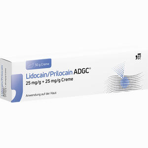 Lidocain/Prilocain Adgc 25 Mg/G + 25 Mg/G Creme 30 g - ab 11,17 €