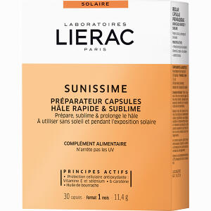 Lierac Sunissime Bräunungskapseln  Laboratoire Native Deutschland GmbH 30 Stück - ab 0,00 &euro;