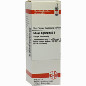 Lilium Tigrin D6 Dilution 20 ml - ab 0,00 €