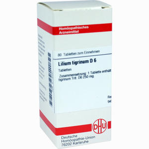 Lilium Tigrin D6 Tabletten 80 Stück - ab 8,29 €