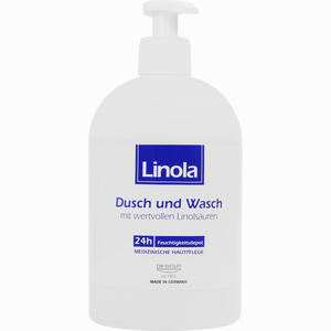 Linola Dusch und Wasch Mikroemulsion mit Spender Duschgel 500 ml Linola Dusch und Wasch Mikroemulsion mit Spender Duschgel 500 ml